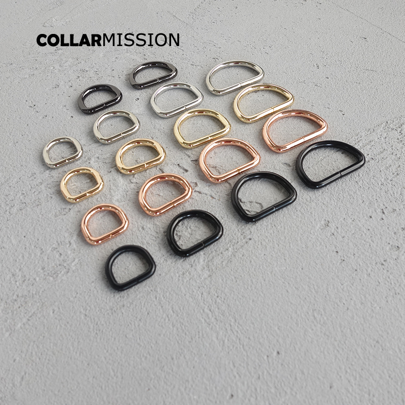 Sacs de cerclage en sangles 10 pièces/lot | Bagues D 25mm, sacs de vêtement 30mm accessoire de détail 15mm, anneau plat en métal non soudé 20mm