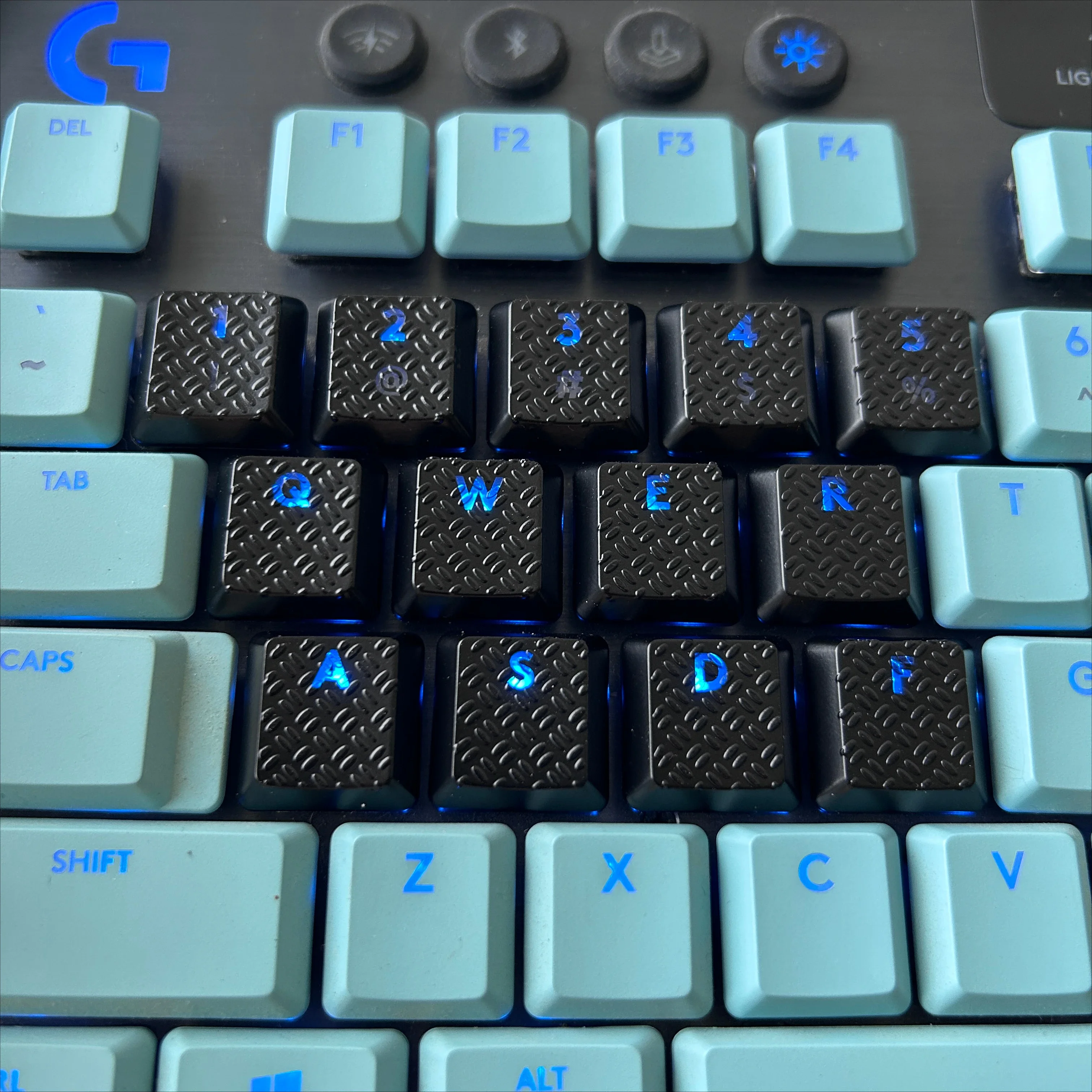 Voor Logitech G915\G913\G815\G813\TKL87 Mechanisch Toetsenbord Antislip Getextureerde Vervanging 8 Toetsen, 13 Toetsen Keycaps: Bruin