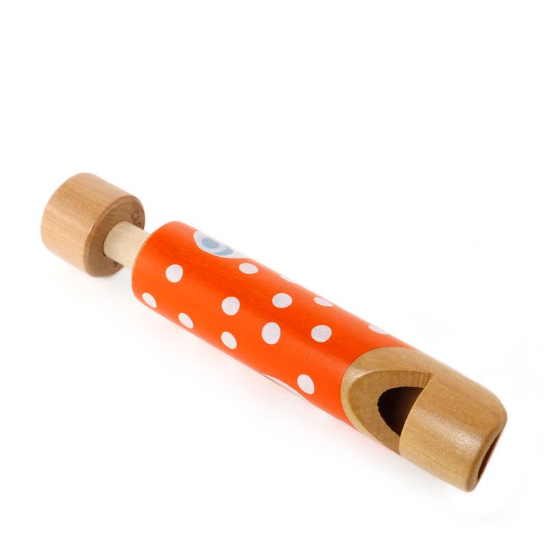 Orff Wooden Children's Pull Whistle Solid Wood Push Pull Pull Wooden Flute Music Toy Cross-border