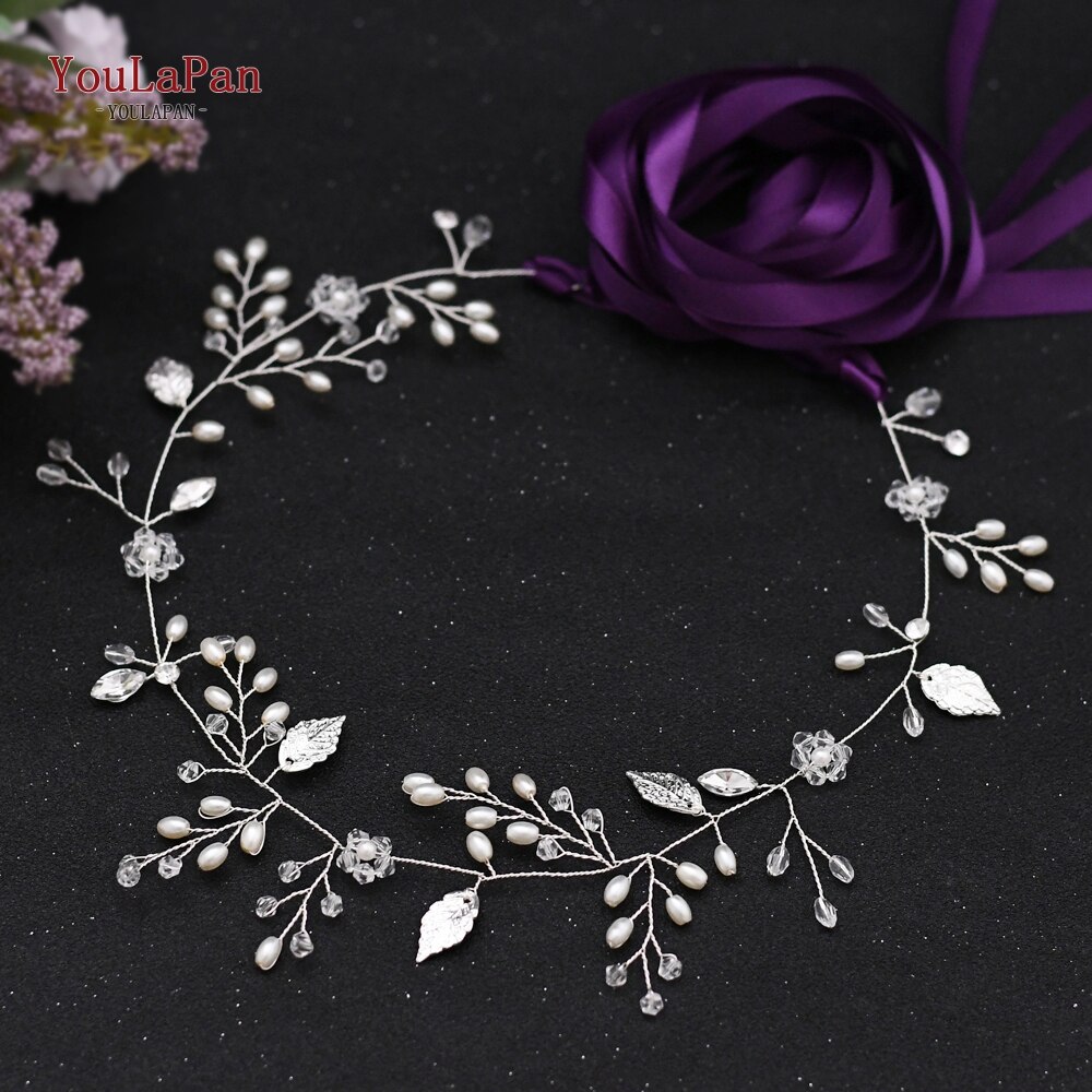 Topqueen  sh71- s bryllupsbælte marokkansk bryllupsbælte sølv sparkle bælte sølv sparkle bælte bryllup krystal bælte blomsterbælte: Lilla bånd