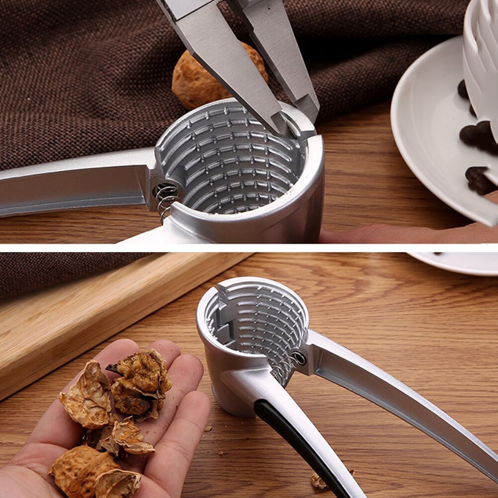 Entonnoir Type en alliage de Zinc noix craquelins noix pince cuisine noix de pécan noisette casse-noisette décortiqueur écrou ouvreur Extra Large Style lumineux