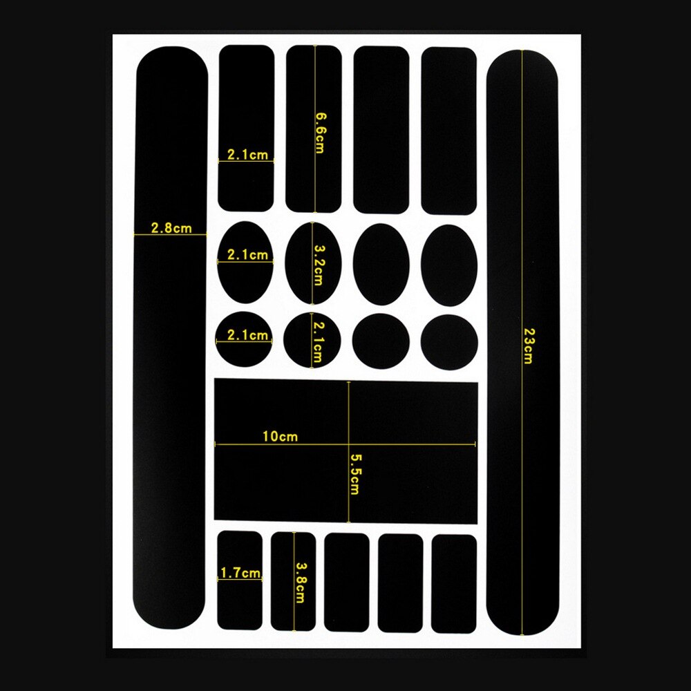 Pegatinas de bicicleta Marco Cinta de protección de horquilla