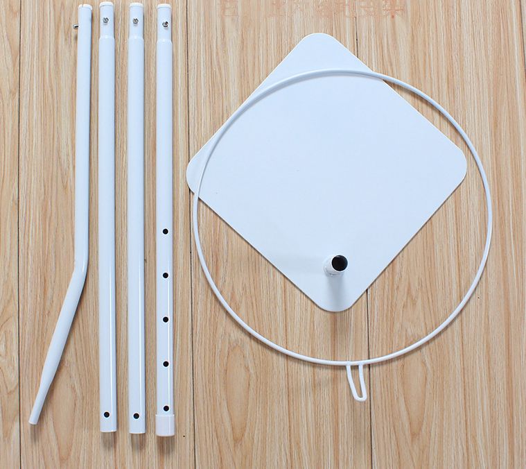 Mosquitera para cuna de bebé, soporte de hierro para dosel, carpa de soporte para Cirb extraíble, soporte Universal para mosquitera