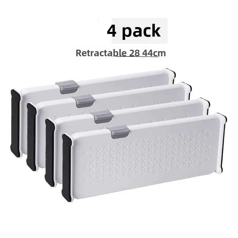 Justerbar skuffedeler, skillevegg, selvstendig organisering til bokhyller, garderober, kjøkken, gratis kombinasjonsoppbevaringsstativ: Oliven