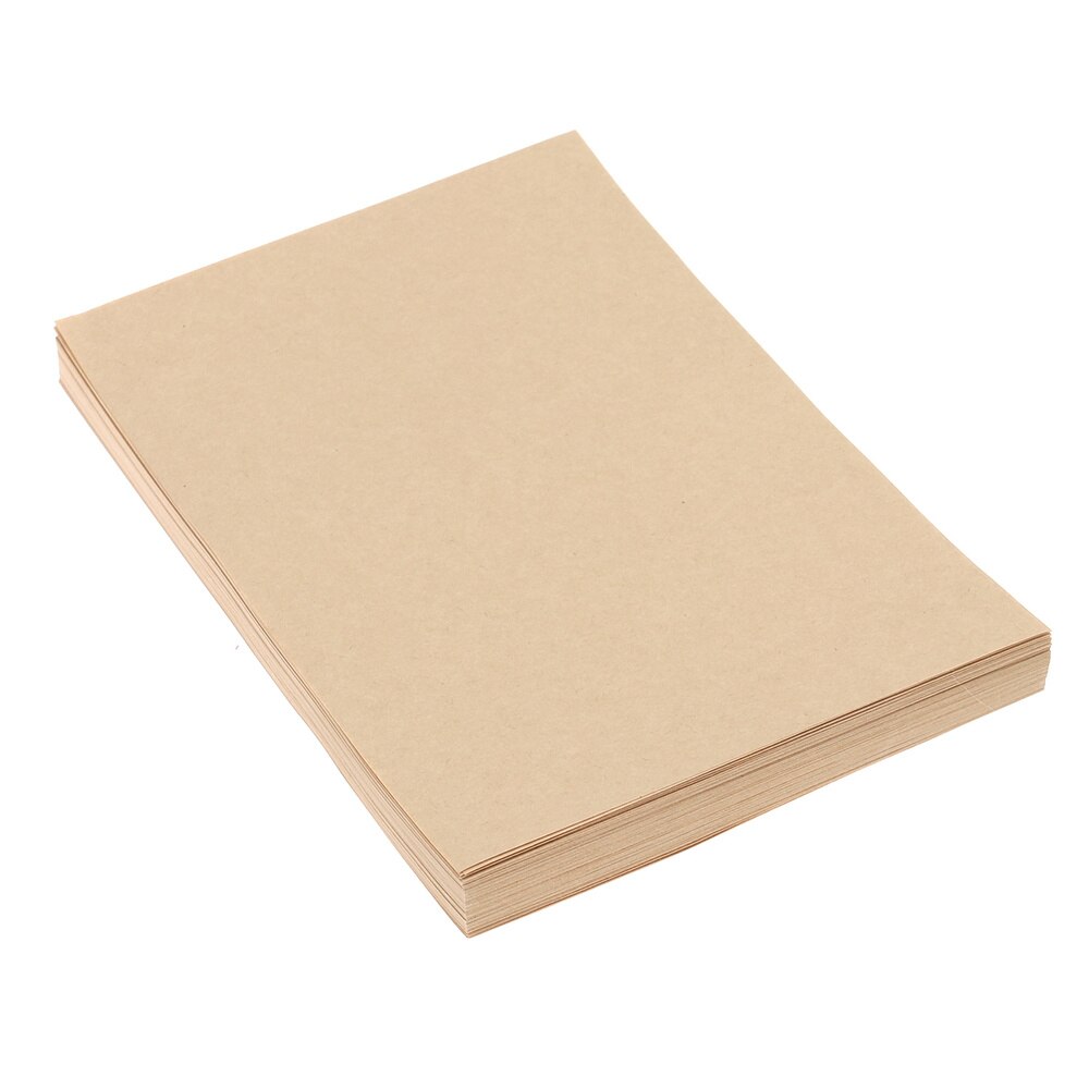 100 Sheets A5 Vintage Blank Kraft Letter Paper Retro Writing Paper