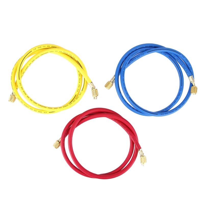 1,5 M 600Psi 1/4 pulgadas aire acondicionado tubo fluorado coche aire acondicionado refrigerante herramienta de adición: Default Title