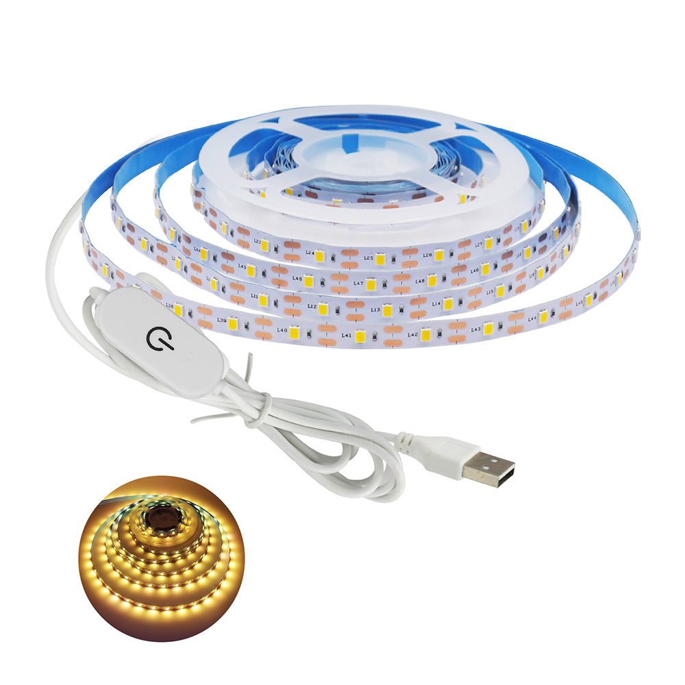 5V 2835 USB LED Streifen Licht 1m 2m 5m 30LED/m Dimmbare flexibel Lampe Band für TV Hintergrundbeleuchtung Zimmer Küche Beleuchtung Lampe Dekoration: verrotten / 1m