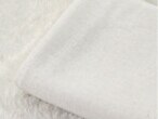 Top evenweave endda væve broderi lærred stof diy broderet diy klud taske tøj pudebetræk dekoration: Hvid farve / 45 x 138cm