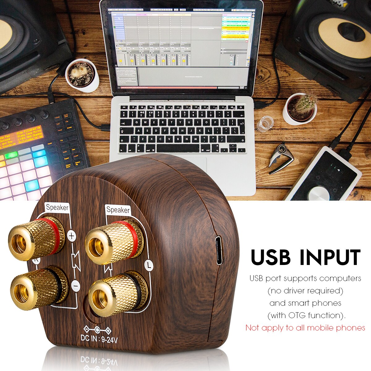 HI-FI AUDIO AMPLIFICATORE,2.0CH Bluetooth 5.0 Amplificatore Di Potenza - Foto 13