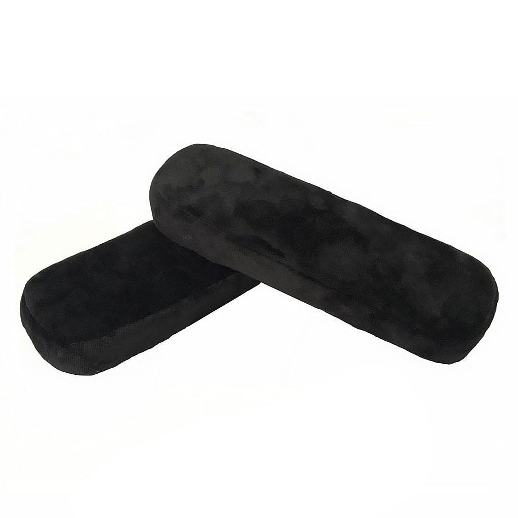 2 Stks/set Stoel Armsteun Pads Memory Foam Elleboog Kussen Thuis Kantoor Swivel Werken Stoel Armsteun Kussen Kussen Comfy Stoel: type 2 Black