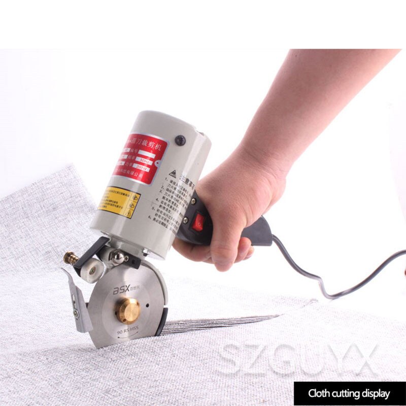 Commercial multifunctional cloth clothing electric scissors Electric round knife cutting machine Hand-held cloth cutting machine