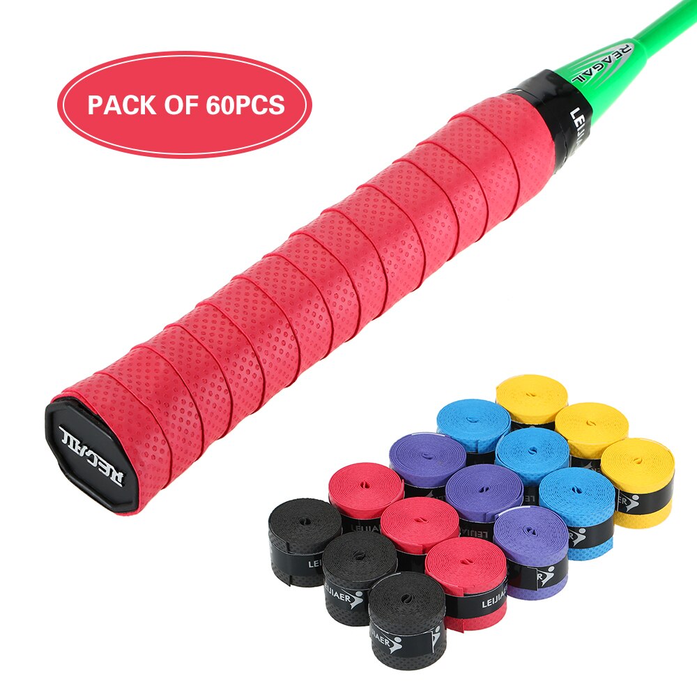 100/60/30/15/9/5 Pcs Racchetta Da Tennis Overgrip Anti-skid Sudore Nastro Avvolge di Badminton racchetta Corso Grip Canna Da Pesca Banda di Sudore Grip