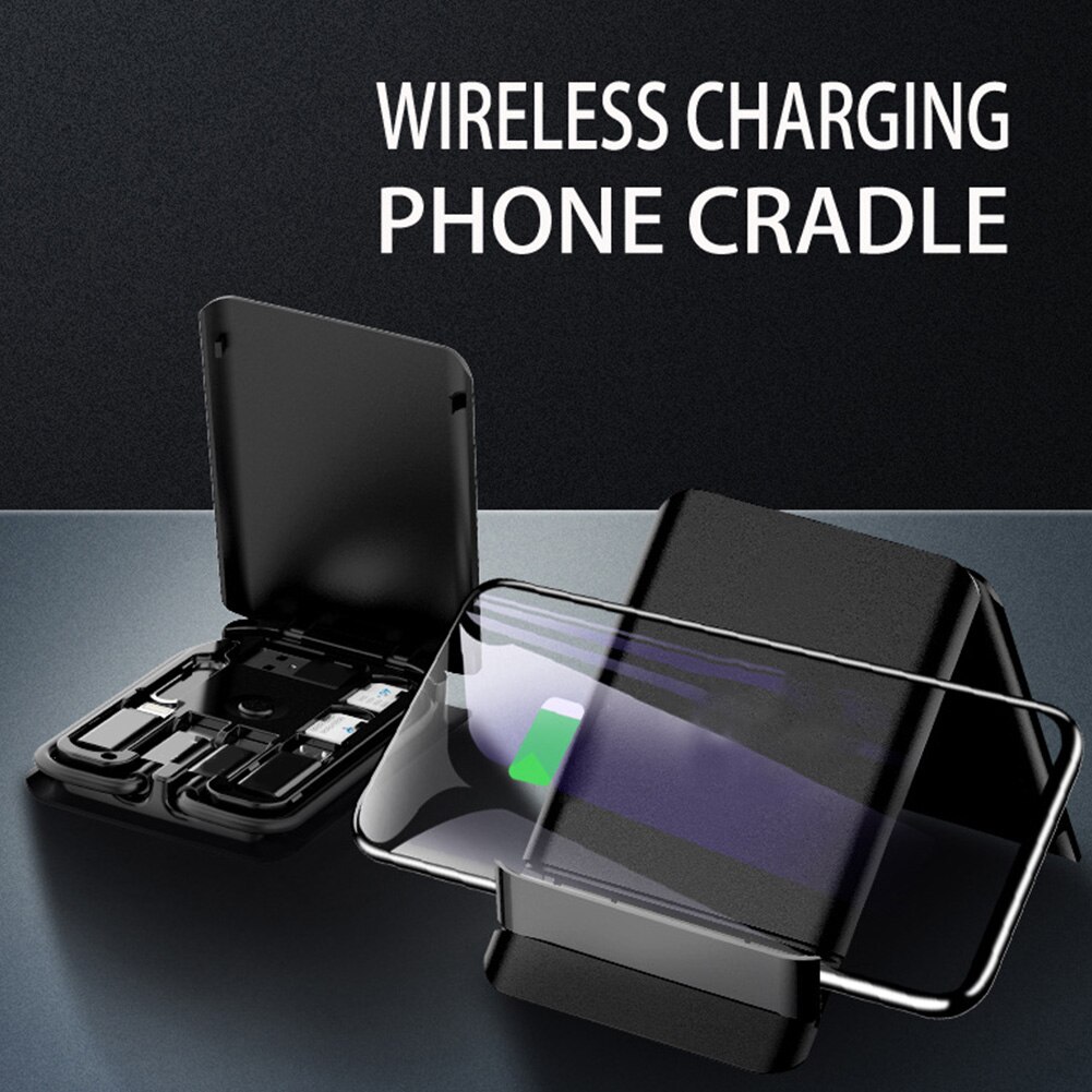 Multi-function Universal Smart Adaptor Card Storage Box Wireless charging smart multi function universal smart adaptor