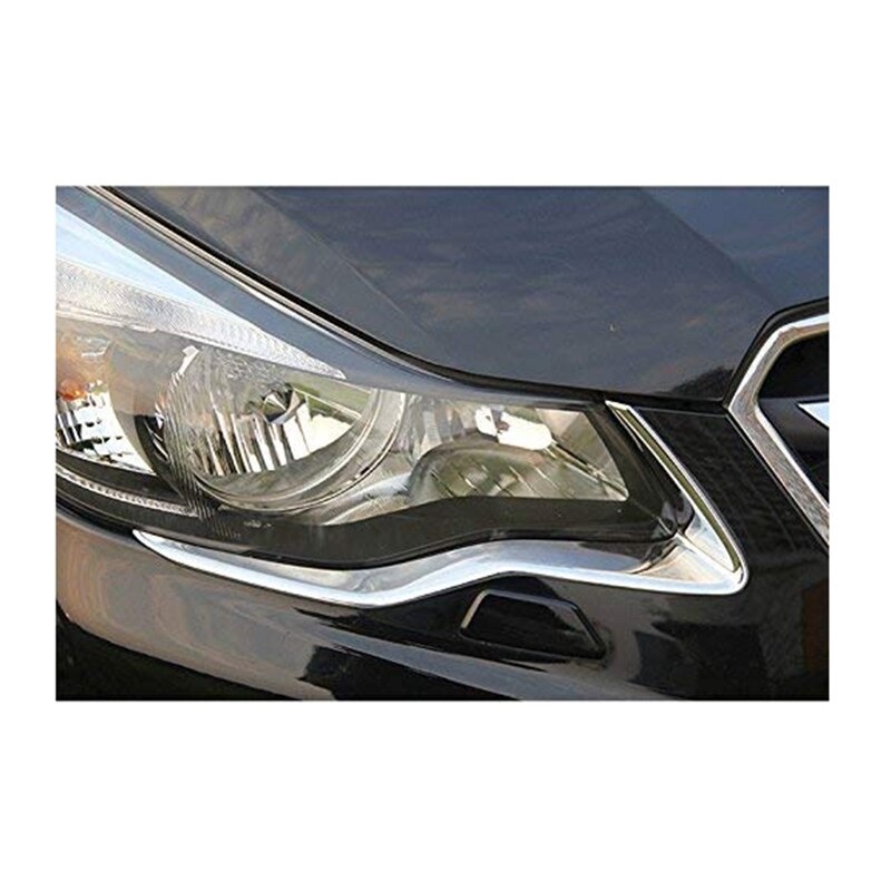 Voor subaru xv crosstrek koplamp koplamp ooglid chromen sierlijst afdeklijst frame autostyling