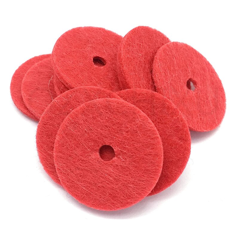 12 Pieces Sewing Machine Parts Spool Pin Red Felt Pads Crafts for Singer Sewing Machine 5BB6054