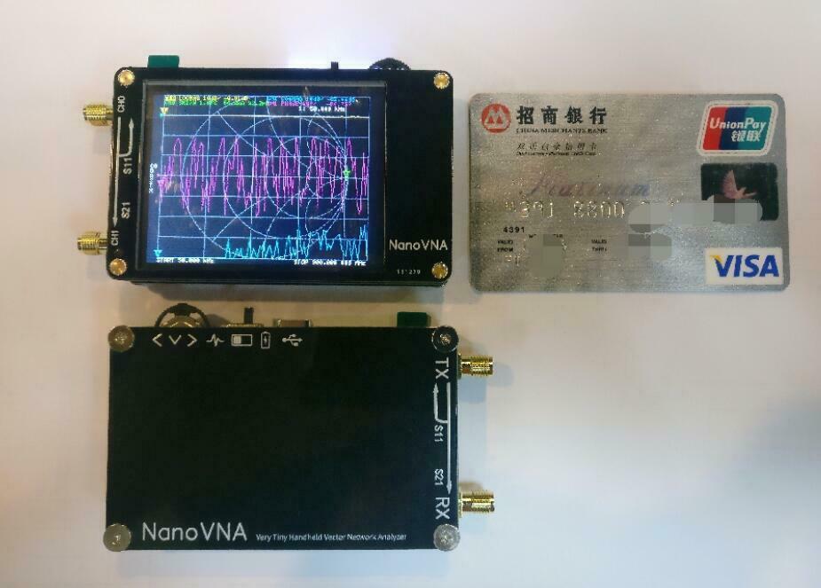 NanoVNA VNA 2.8 inch LCD HF VHF UHF UV Vector Network Analyzer 50KHz ~ 900MHz Antenna Analyzer Built-in battery