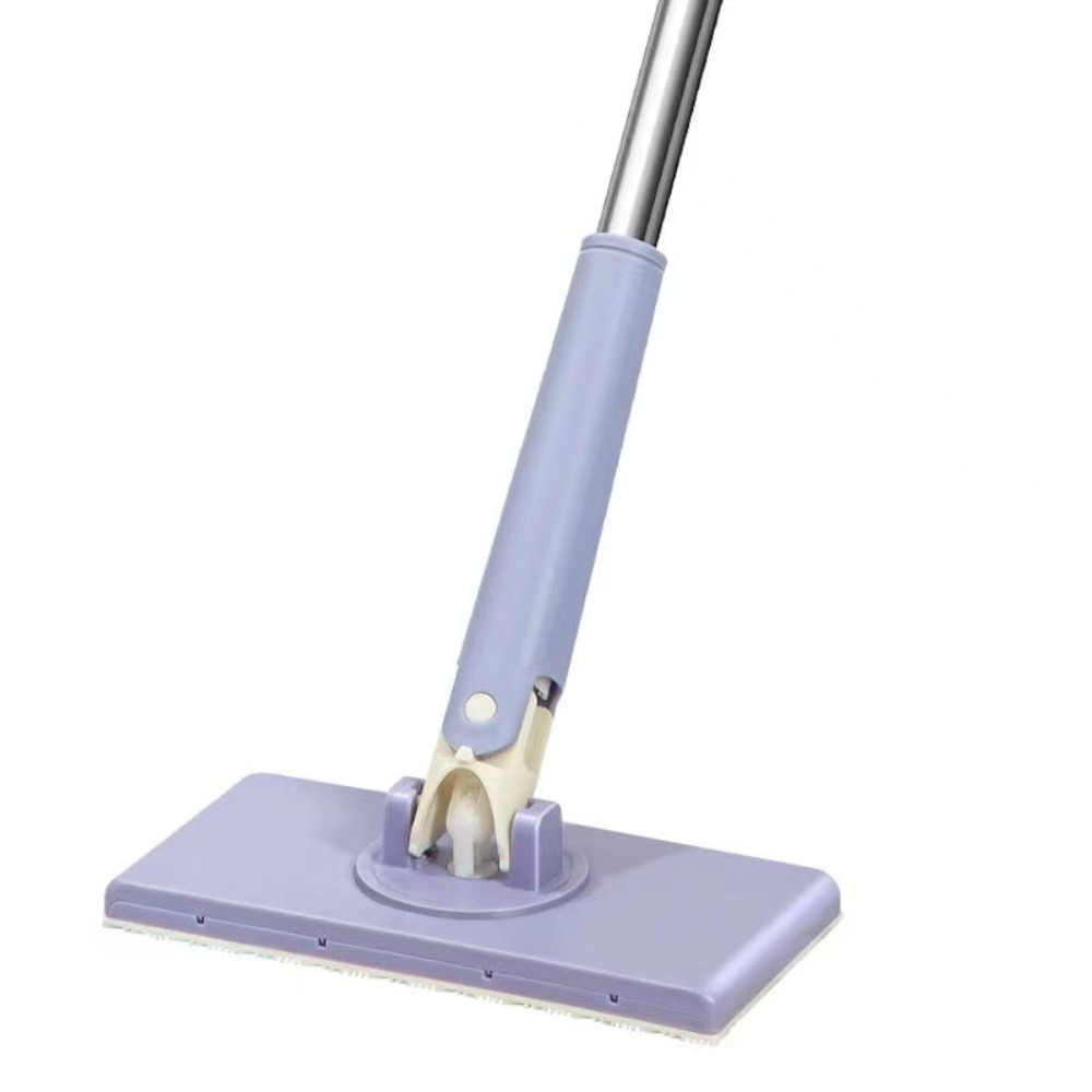 Draagbare handsfree mini-mop Duurzame plastic gezichtshanddoek Kleine mop 360 ° Rotatie-compatibel specifiek mini-mopvenster: Rood