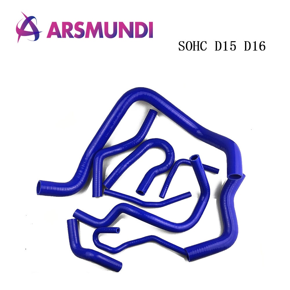 ZAP Purple Silicone Radiator Hose Kit For 92-00 Honda Civic D15/D16 (EG/EK)