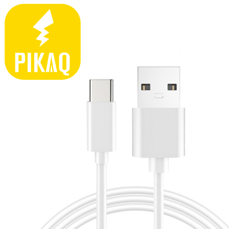 Cabo do Carregador Rápido Para Samsung USB Tipo C M62 3A M51 M42 M32 M31S M21 M12 M11 M02 A52 A52S A71 A72 F12 F22 F41 F52 F62 CABO USBC: Branco / 1m