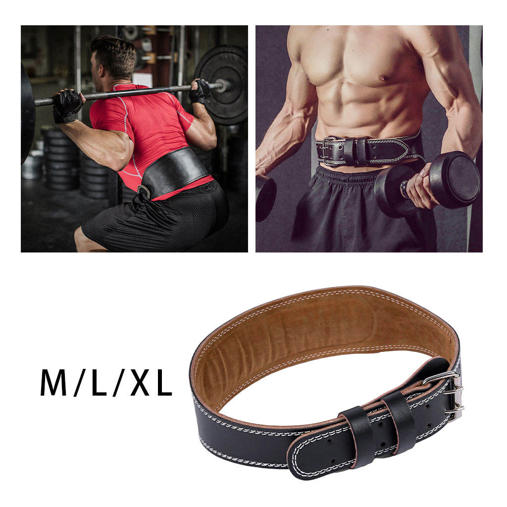 1Pc Weight Lifting Belt - Great for Squats, Clean, Lunges, Deadlift, Thrusters Training Firm &amp; Comfortable Lumbar Support