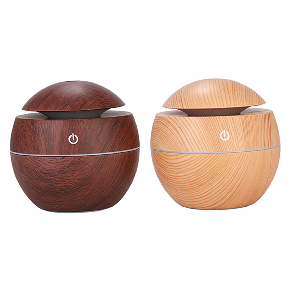 Wood Grain USB Air Humidifier Aroma Diffuser LED Night Light Electric Essential Oil Diffuser aromatherapy For Home Office