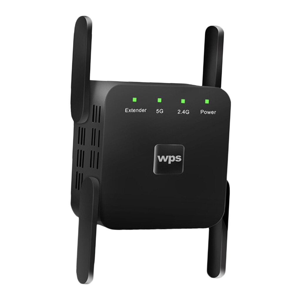 1200Mbps 2,4G 5G Drahtlose Wifi Verstärker 4 Antennen Signal Booster UK Stecker