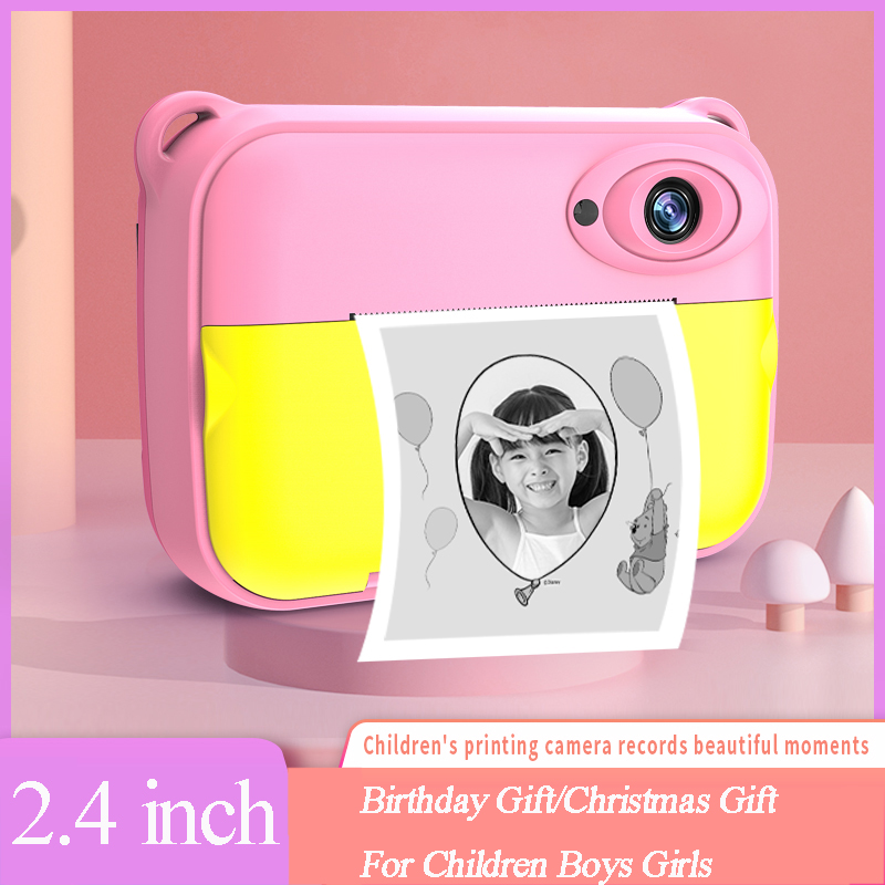 2022 fotocamera per bambini fotocamera istantanea per bambini 1080P HD 12MP fotocamera digitale per bambini fotocamera per bambini per regali di compleanno per bambina