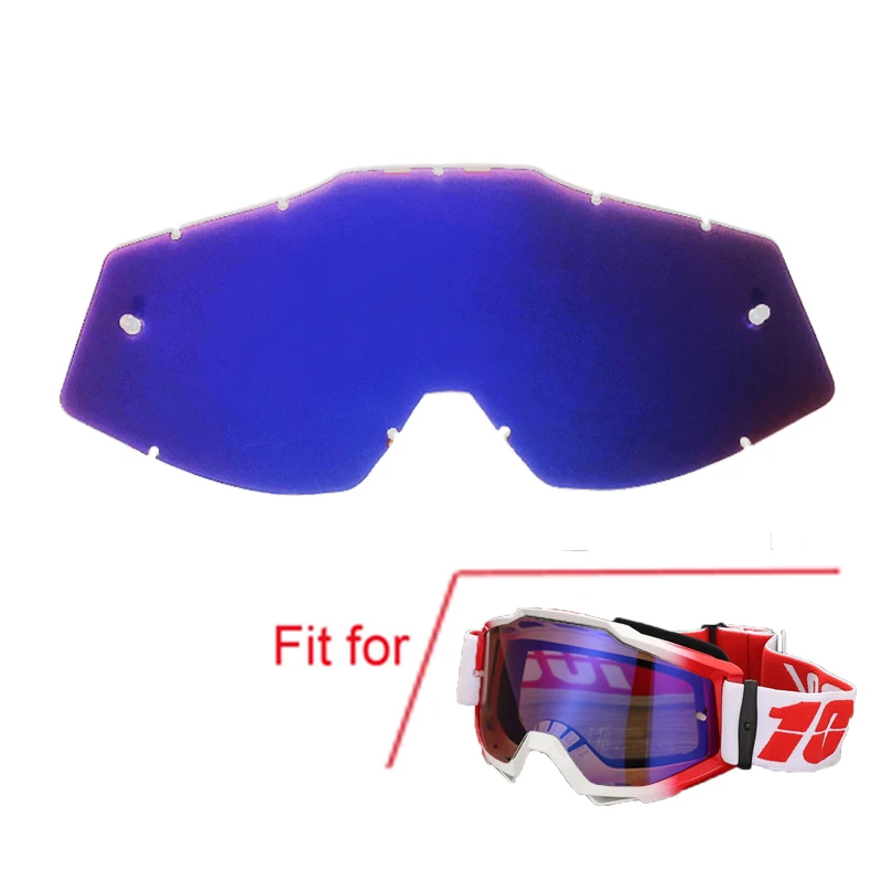 Neue Männer Moto-Cross Brille Motorrad Brille Enduro Anti-Nebel Radfahren Moto Schmutz Fahrrad MX MTB Reiten Sonnenbrille HD Verspiegelte objektiv: Blau