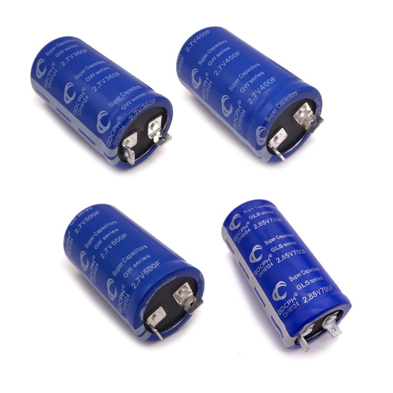 Supercapacitor - 700F - Low ESR - High Frequency - Flat Foot - for Car Electronics