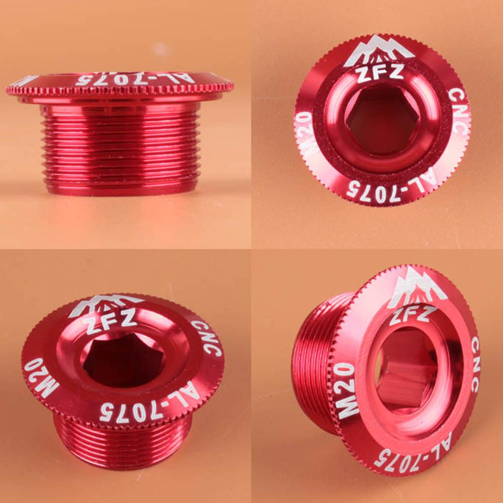 M20 M18 M15 Crank Cover Crank Screw Cap MTB Crankset Crank Cover Aluminum BMX Road Bike Fitting Bicycle Parts