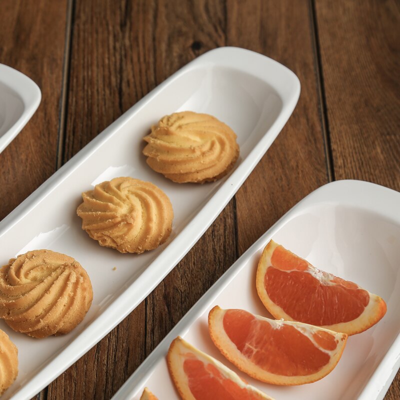 Modern ceramic display tasting tray restaurant company party dinner plate multi-layer dessert fruit plate Cake dish LB82020