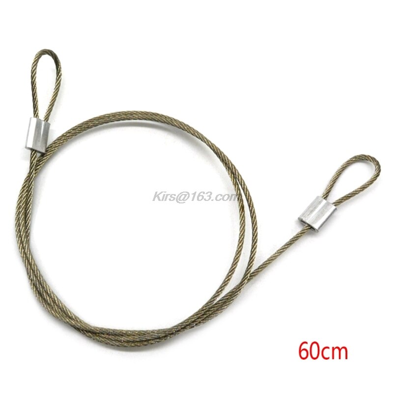 Sangle de sécurité acier inoxydable attache lanière poignet main 60cm pour caméra GoPro