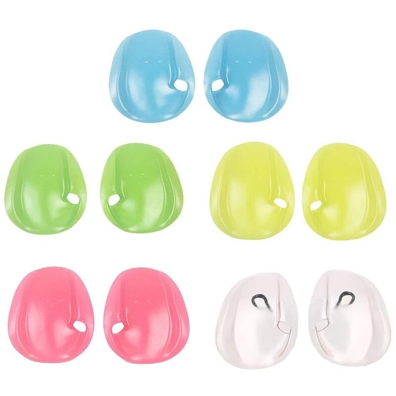 Guanti palmati da nuoto per giovani adulti palmati trasparenti per allenamento palmati a mano guanti da nuoto attrezzatura palma rana -40