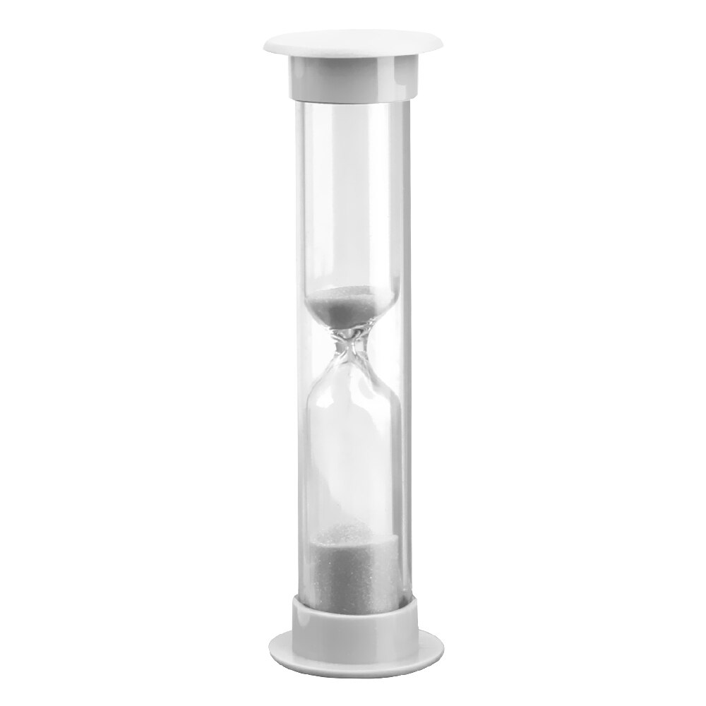 Hoomin mini timer børn sand timer ur timere farverigt timeglas til børn: Hvid