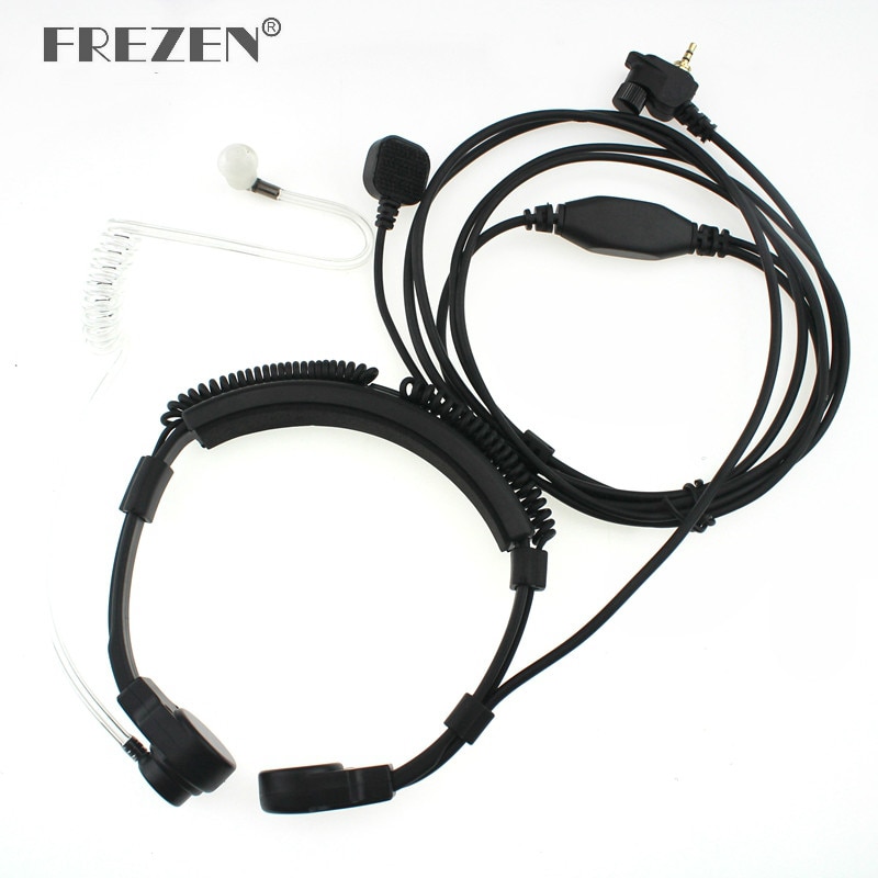 Flexible Throat Mic Microphone Covert Acoustic Tube Earpiece Headphone For Motorola MTP850 MTH600 MTH650 MTH800 MTH850 Radio