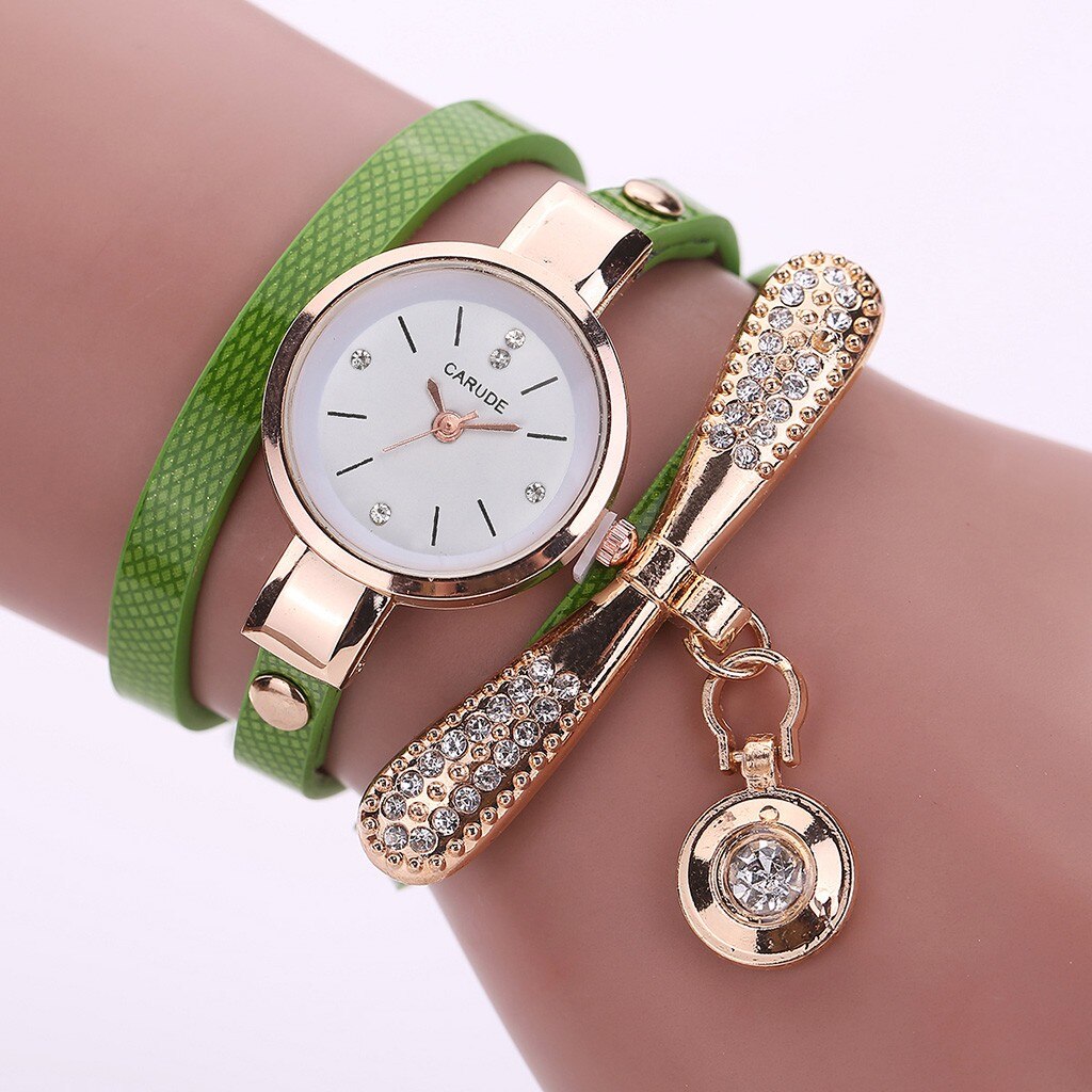 Relojes de pulsera para mujer, de cuarzo, analógico, de cuero, deportivo, digital, Zegarek Damski, n. ° 3
