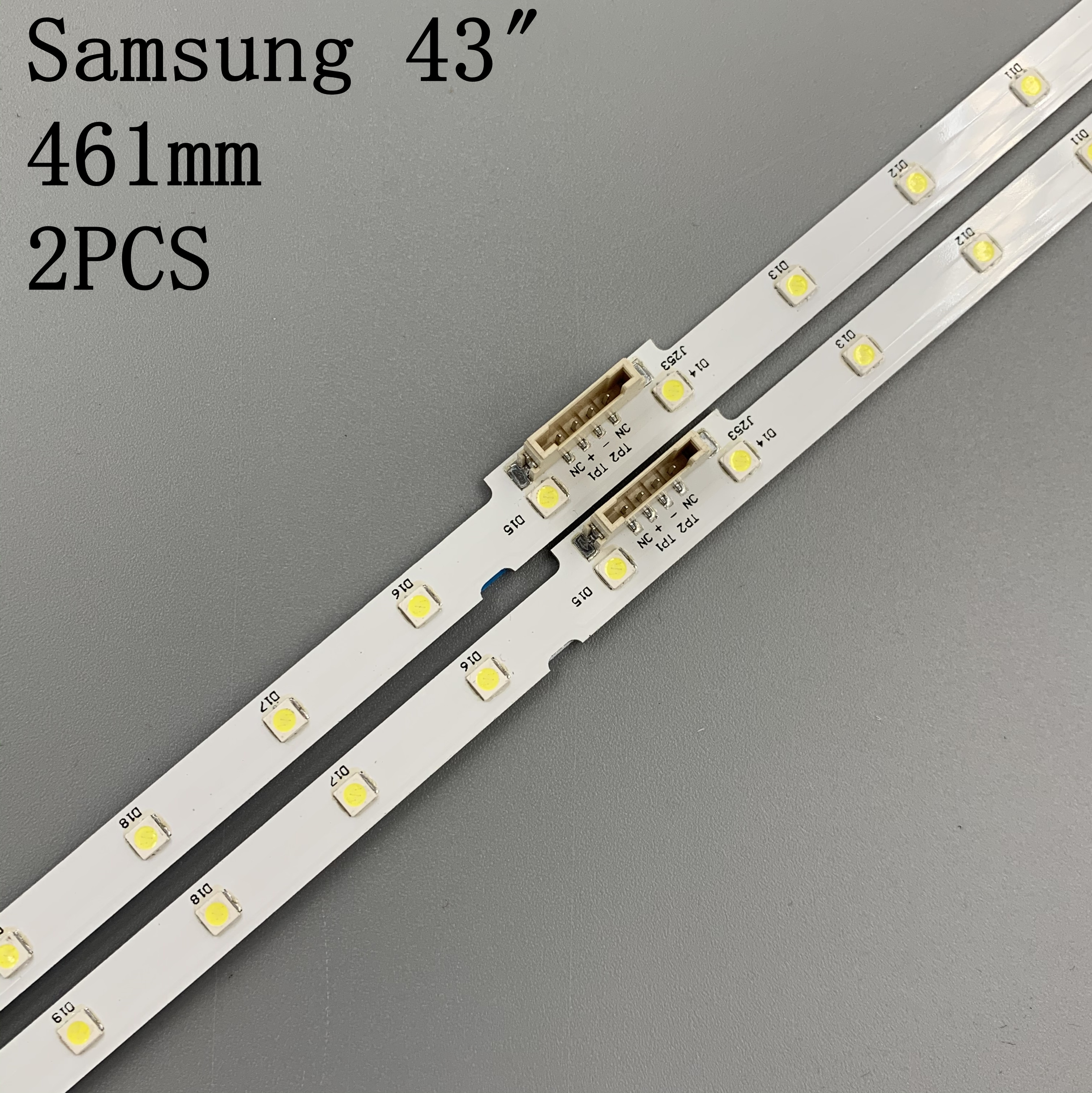 2 Pcs 28 Led Strip Licht Strip Voor Samsung 43 "Tv UE43NU7100U AOT_43_NU7100F_2X28_3030C BN44-00947A UE43NU7120U