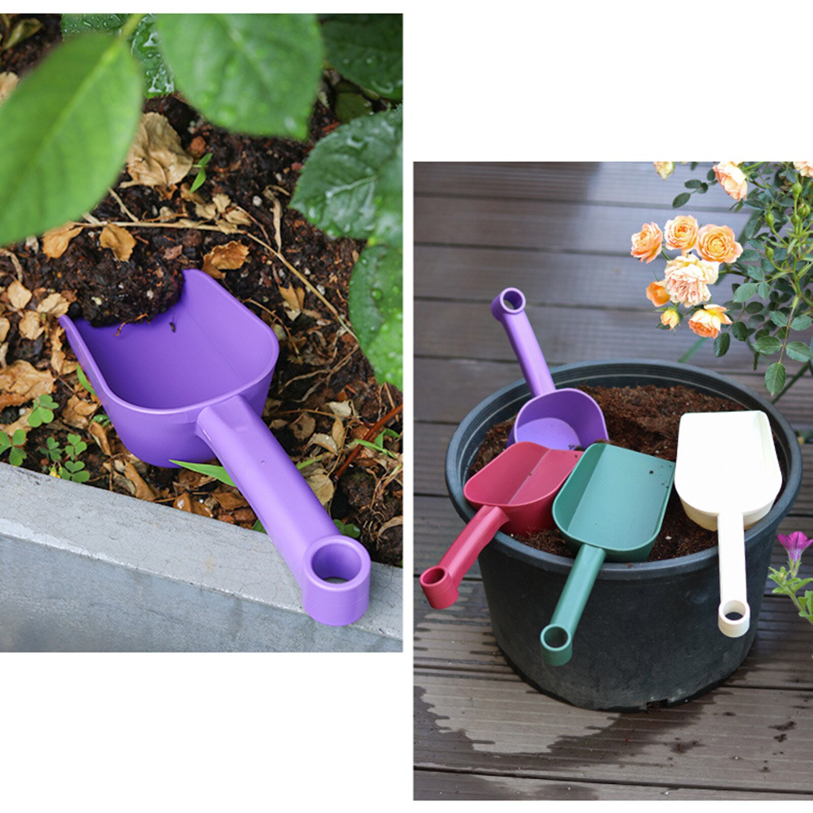 Plastic Garden Shovel Garden Tool Plant Hand Shovel Trowels Bonsai Soils Garden Pots Planters Shovel Садовый Инструмент Для Сада