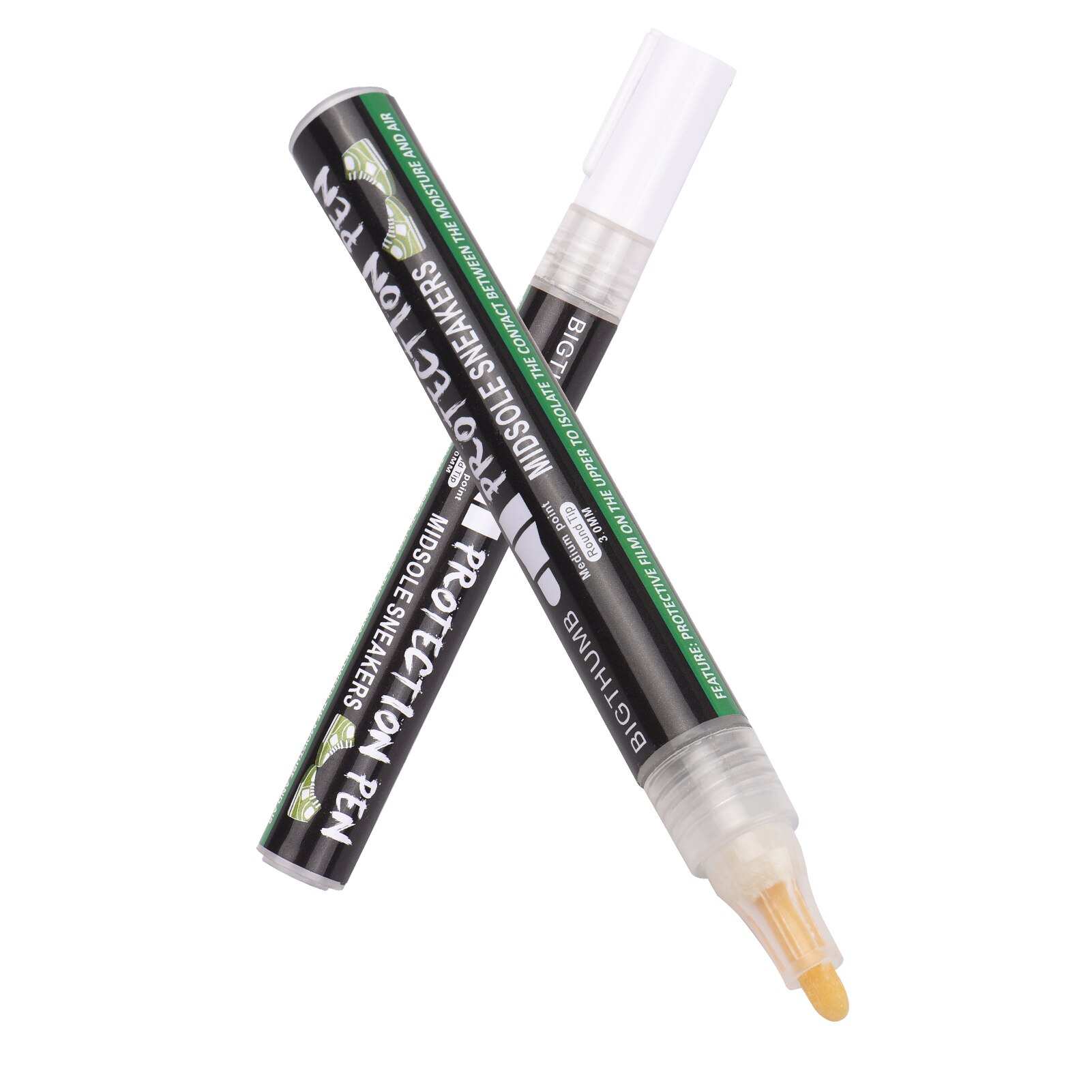 Stylo de Protection Anti-oxydation pour chaussures de Sport, pour chaussures de Sport, peinture jaune, semelle en caoutchouc cristal et cuir