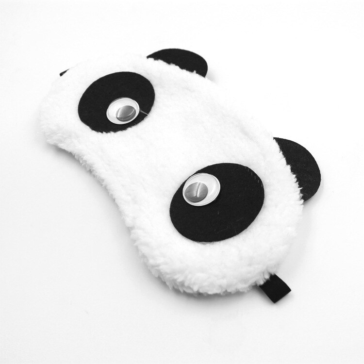 Panda sove øyelapp lur øyenskygge tegneserie blindfold søvn øyne dekke avslappende søvn
