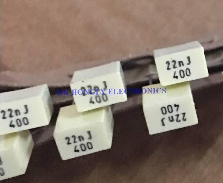 50PCS R82 10nJ400 22nJ400 33nJ400 47nJ400 0.01UF 0.022UF 0.033UF 0.047UF 10NF 22NF 33NF 47NF 400V P=5mm Film Capacitor: 22nJ400 TAPE