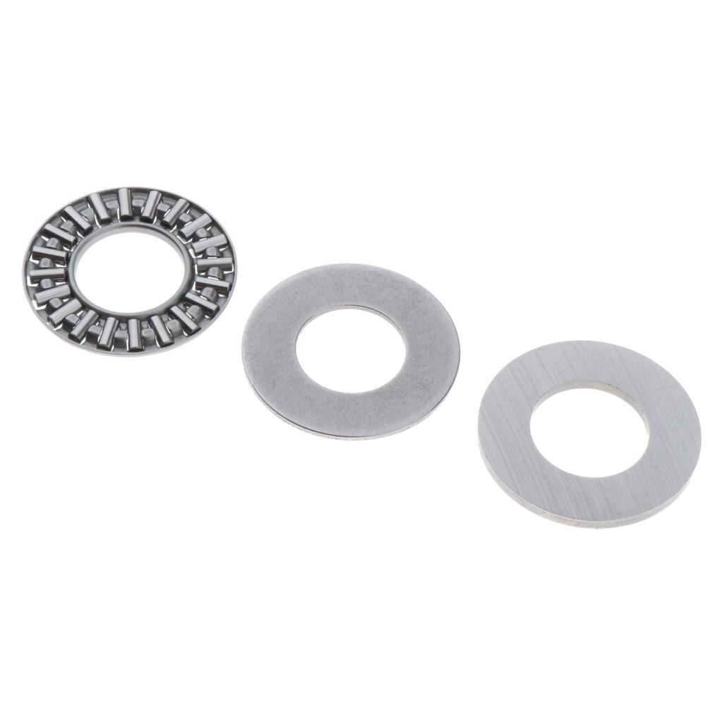 3 Pcs 5mm Boat Motor Thrust Washer Set Bearing Flat For 8/9.9/15HP 4 Stroke 2 Cylinder Yamaha Outboard Motor 93341-214U1-00