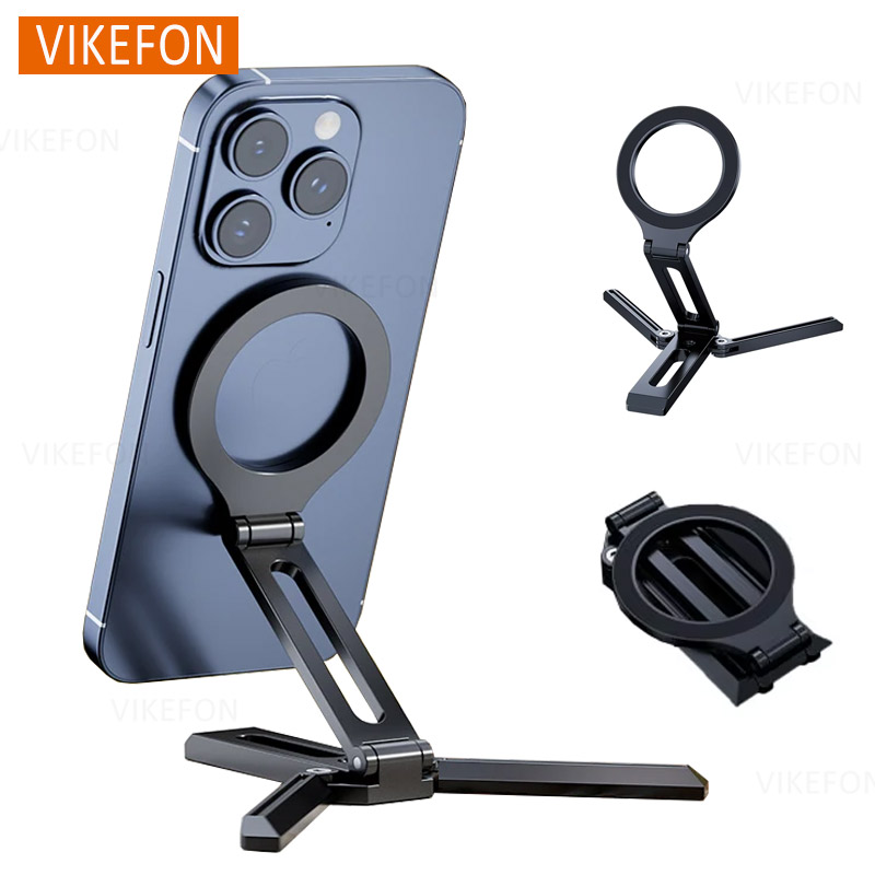 Opvouwbare magnetische telefoonhouder Desktop Lui statief Mobiele telefoonstandaard voor Magsafe iPhone 16 15 14 13 12 Pro Max Smartphone-beugel