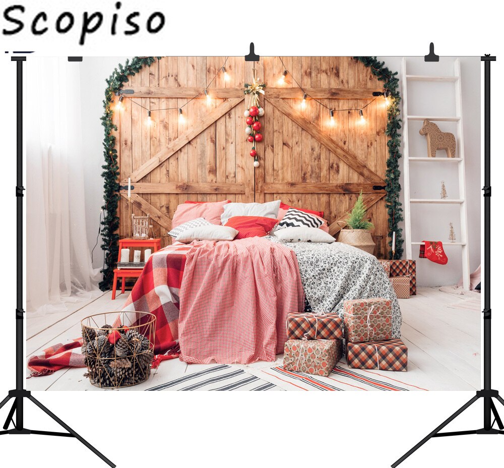 Christmas Photography Backdrop - Vinyl - Spray Painted - 250x180cm - Photo Studio Prop