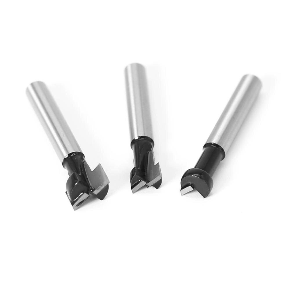 3 Stuks 6Mm 1/4 "8Mm Schacht TSlot Cutter Router Grandado