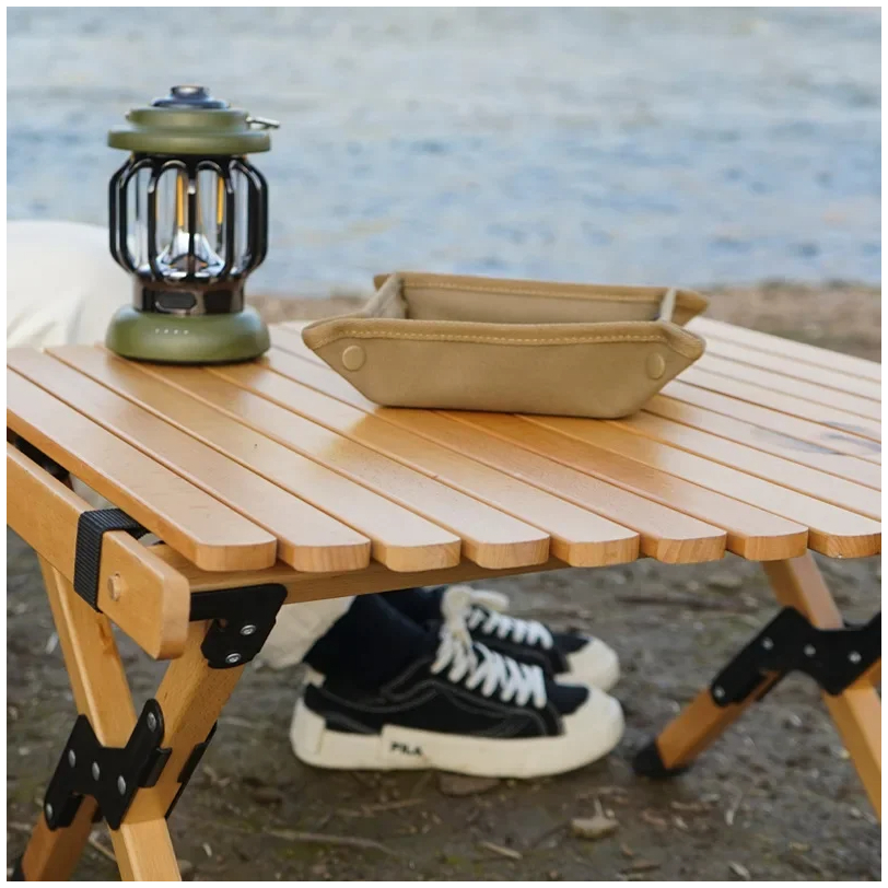 1pc Portable Camping Organizer Tray - Compact Home and Travel Storage Box for Clutter-Free Camping