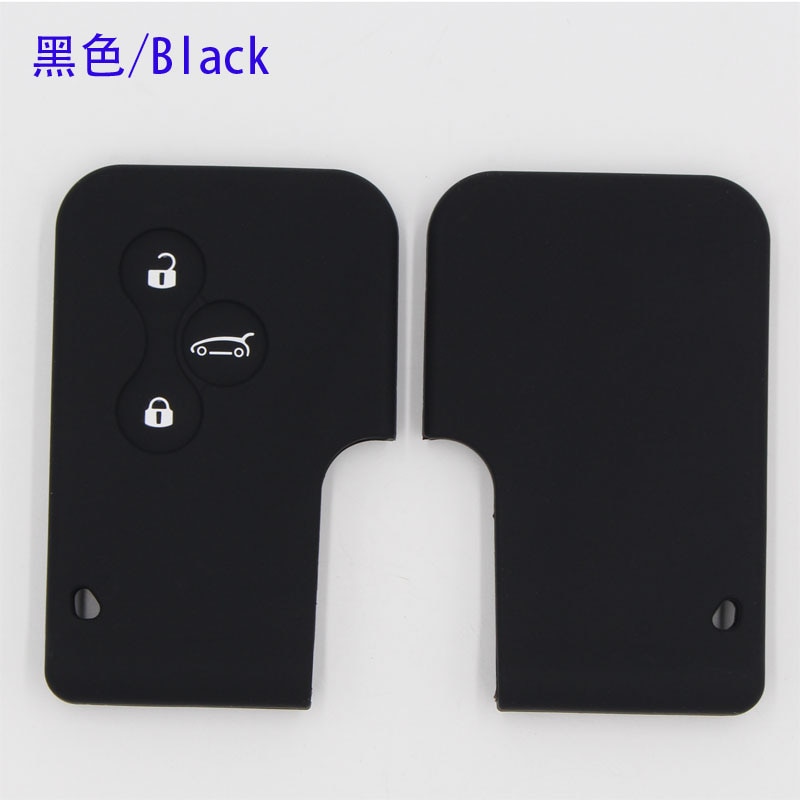 Funda de goma de silicona para llave de coche, para Renault Megane R.S. Scenic 3 botón tarjeta llave funda carcasa