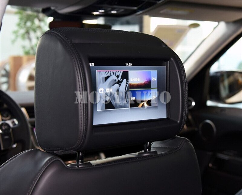 Innerlijke Autostoel Hoofdsteun TV Screen Protector Voor Land Rover Range Rover & Discovery 2 pcs