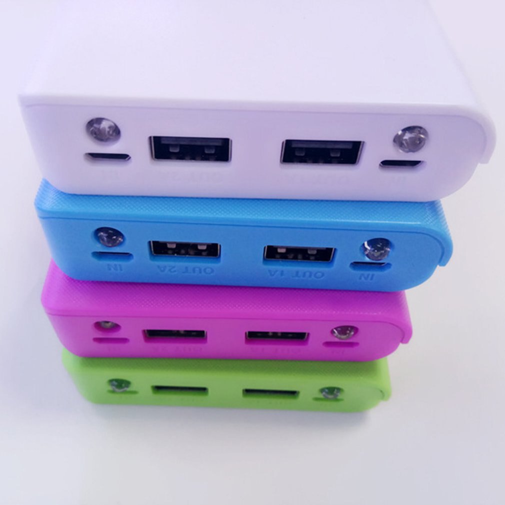 30000mAh USB 2 puertos Power Bank caso 8x18650 cargador de batería caja DIY para teléfono sólo caso