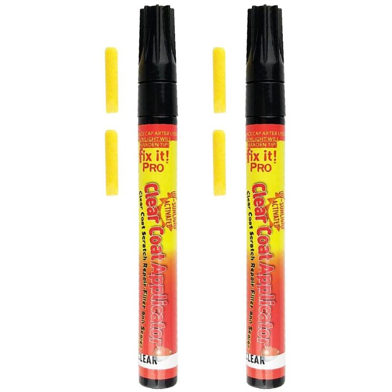 VODOOL Damage of Car Paint Pen Fix it Pro Car Scratch Repair Remover Pen Clear Coat Applicator Car Maintenance Paint Pen: 2PCS